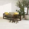 Sofá 2 plazas Sand de Andreu World. Diseño de mueble moderno exterior.