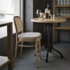Silla N. 811 Tapizado de GTV Thonet Vienna. Clásica silla de diseño de salón.