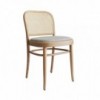 Silla N. 811 Tapizado de GTV Thonet Vienna. Clásica silla de diseño de salón.