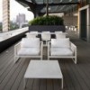 Sillón Sand de Andreu World. Mueble moderno ideal para exteriores.