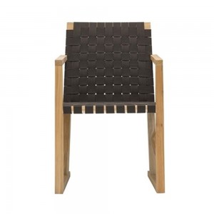 Silla Serena Teak Andreu World. Diseño de sillas modernas para exterior.