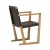 Silla Serena Teak Andreu World. Diseño de sillas modernas para exterior.