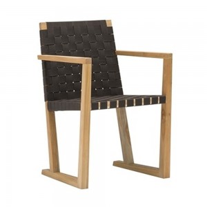 Silla Serena Teak Andreu World. Diseño de sillas modernas para exterior.
