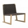 Butaca Serena Teak Andreu World . Diseño de sillas modernas para exterior.