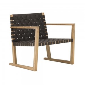 Butaca Serena Teak Andreu World . Diseño de sillas modernas para exterior.