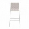 Banqueta Trenza de Andreu World.  Diseño de mueble elegante para bar.