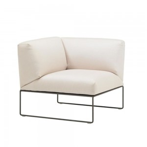 Sofá Siesta Andreu World. Mueble tapizado moderno ideal para exteriores.