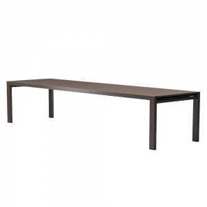 Mesa comedor exterior 8 y 12 personas de la colección Landscape de Kettal.