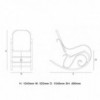 Mecedora Schaukelstuhl GTV Thonet Vienna. Sillones mercedora para salón.