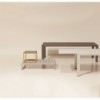 Mesa extensible 6 a 10 personas aluminio, colección Landscape de Kettal.
