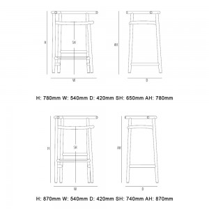 Taburete Single Curve de GTV Thonet Vienna. Sillas y taburetes de diseño.