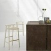 Taburete Single Curve Rejilla de GTV Thonet Vienna. Taburetes de diseño.