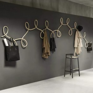 Perchero Waltz de diseño GTV Thonet Vienna. Percheros con anclaje de pared.