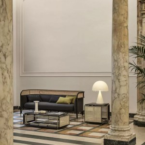 Mesa Auxiliar Wiener Box de GTV Thonet Vienna. Mesitas auxiliares para salón.