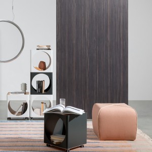 Pouf Crossed de B-Line. Muebles y complementos de exterior e interior.
