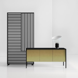 Aparador de 3 puertas Tactile de Punt mobles. Aparadores de diseño moderno.