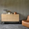3 puertas: 150x45x85h cm