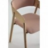 Sillón Mava MAV101/2 Punt. Silla con asiento tapizado. Sillas de diseño.