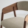 Sillón Mava MAV101/2 Punt. Silla con asiento tapizado. Sillas de diseño.