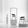 Sillón Mava MAV101/2 Punt. Silla con asiento tapizado. Sillas de diseño.