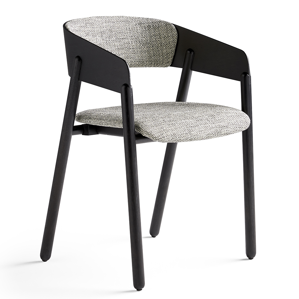 Sillón Mava MAV101/2 Punt. Silla con asiento tapizado. Sillas de diseño.