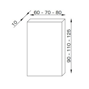 Panel lateral Kairos de Arlex. Muebles de diseño.