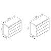 Cómoda Serena de Arlex. Cómodas de dormitorio de diseño