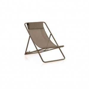 Hamaca plegable y reclinable para exterior con cuatro posiciones de Gandía Blasco