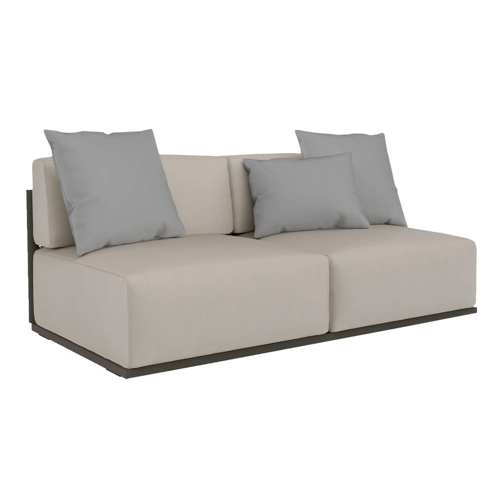 Sofá modular 4 Bosc de Gandia Blasco. Diseño moderno para jardines y terrazas.