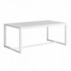 Mesa de diseño DNA de Gandia Blasco. Mesa de aluminio para exterior.