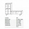 Mueble salón  Freestyle 6 de Arlex. Muebles de diseño.