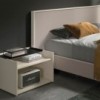 Cama Eter doble tapizado de Arlex. Muebles de diseño.