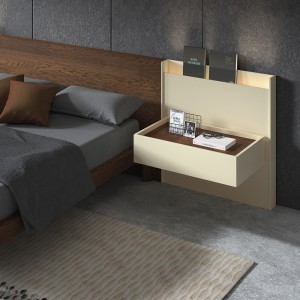 Mesita noche colgante Nox de Arlex. Muebles de diseño.