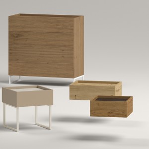 Mesita noche Nox de Arlex. Muebles de diseño.