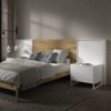 Mesita noche dos cajones Nox de Arlex. Muebles de diseño.