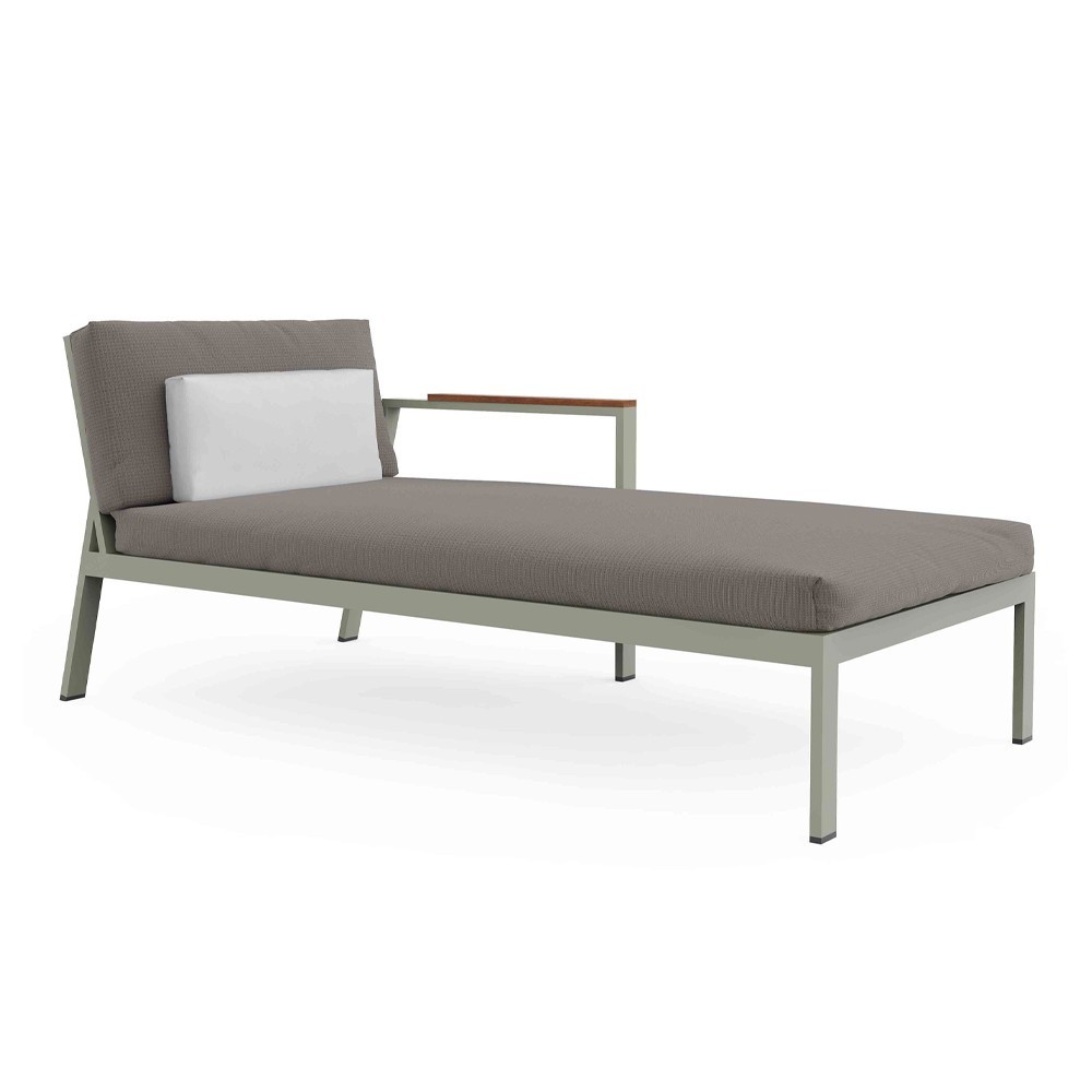 Sofá modular 2 Timeless para exterior de Gandia Blasco. Sofás elgantes.