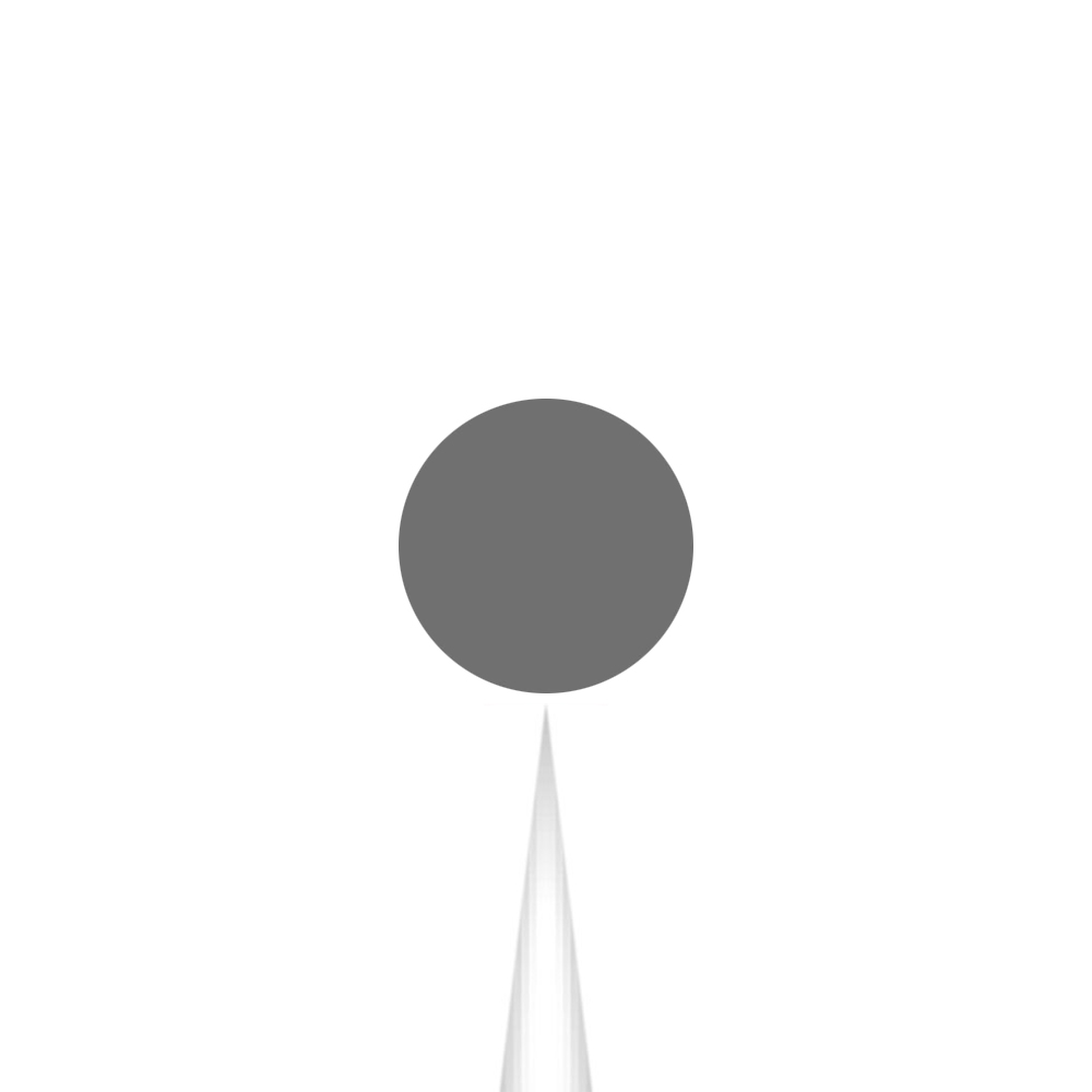 Effetto Tondo estrecho - gris antracita