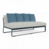 Sofá Flat modular 4 de Gandia Blasco. Sofá de diseño para exteriores.