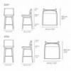 Taburete Embrace E006/E007 Carl Hansen and Son. Taburete de diseño moderno.