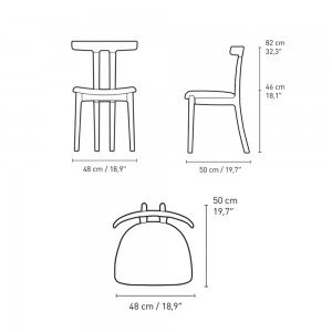 Silla T OW58 Carl Hansen and Son. Silla de comedor Carl Hansen and Son.