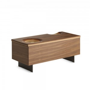 Mesita Ripples de Horm. Mesas modernas de madera de diseño italiano.