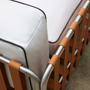 Sofá modular 1 Onsen de Gandia Blasco. Muebles de diseño moderno para exteriores.