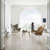 Reposapies CH446 en tela de Carl Hansen and Son. Reposapiés de diseño.