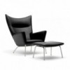 Reposapies de cuero CH446 de Carl Hansen and Son. Reposapíes de diseño.