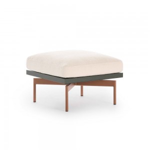 Puf butaca Onde de Gandia Blasco. Diseño moderno para jardines y terrazas.