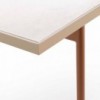 Mesa alta Onde de Gandia Blasco. Mesas de diseño para terraza, jardin y patio.