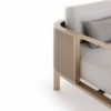 Sofá 3 plazas Solanas de Gandia Blasco. Mueble de diseño para patio y jardín.