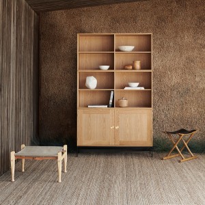 Reposapiés KK97170 Safari de Carl Hansen and Son. Reposapiés moderno. 