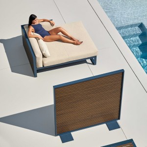 Sofá modular 2 XL DNA de Gandia Blasco. Sofás de diseño para terraza.