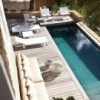 Tumbona moderna Flat Textil reclinable para exterior de Gandia Blasco.